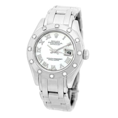 18k white gold pearlmaster rolex|rolex lady datejust pearlmaster.